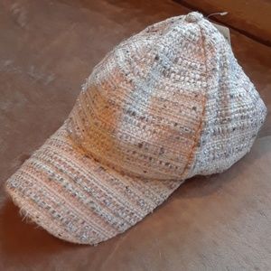 Nicole Marciano Tweed Cap